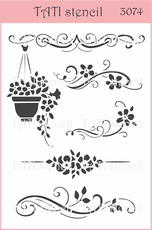 Stencil stencil flexible TATI 3074