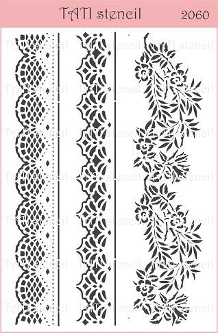 Трафарет гнучкий TATI stencil 2060