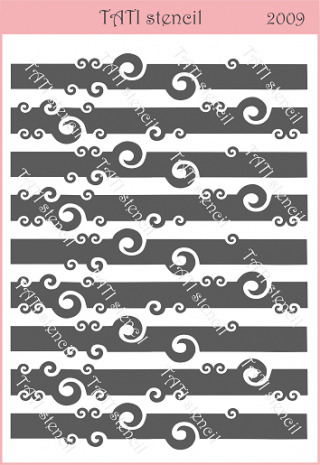Трафарет гнучкий TATI stencil 2009