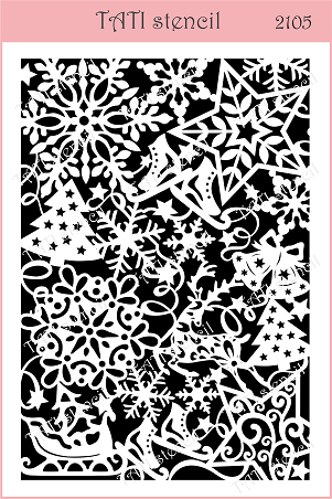 Трафарет гнучкий TATI stencil 2105