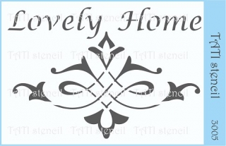 Stencil volume TATI stencil 3005