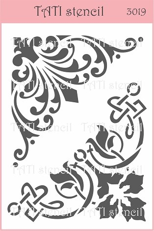 Трафарет гнучкий TATI stencil 3019